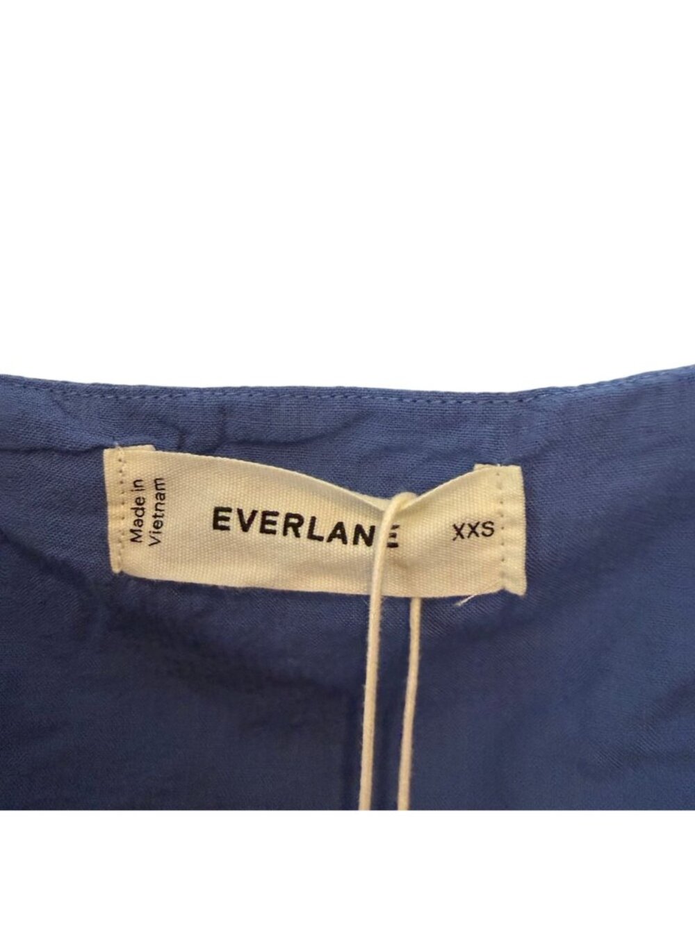 Everlane The Gauze Mini Tiered Dress Women's Size XXS in Soft Cobalt Blue NWT! - Picture 3 of 6
